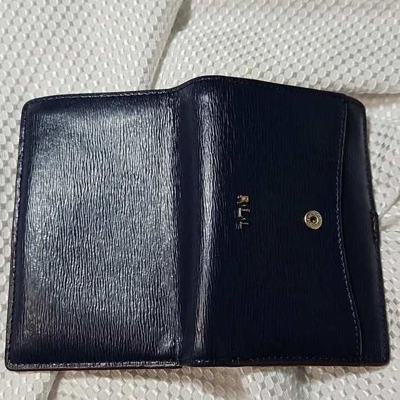 LAUREN RALPH LAUREN NAVY CARD CASE WALLET FOR WOMEN - Picture 9 of 11
